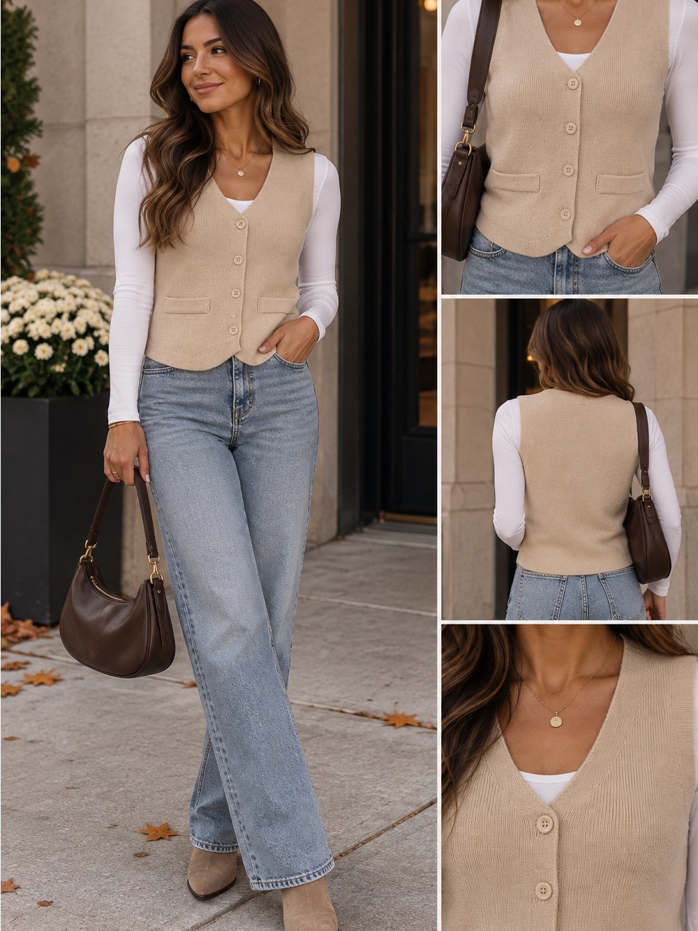 Knit Sweater Vest